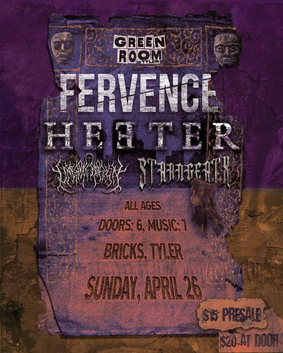 Brick's BG — show flyer