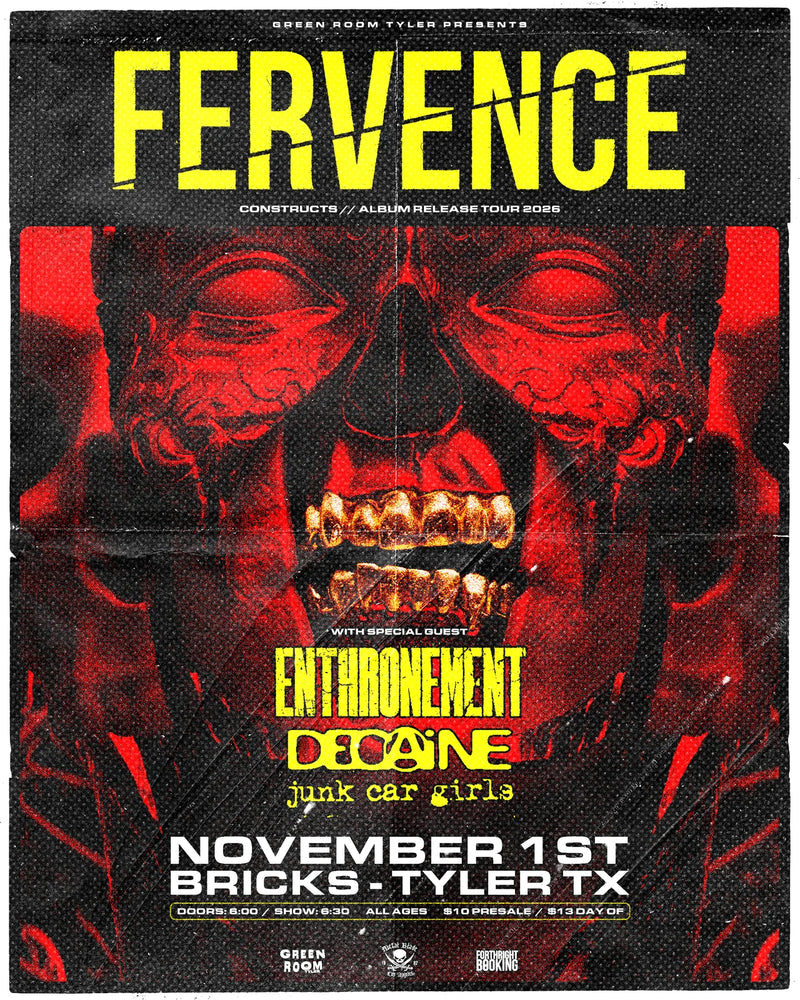 Brick's BG — show flyer